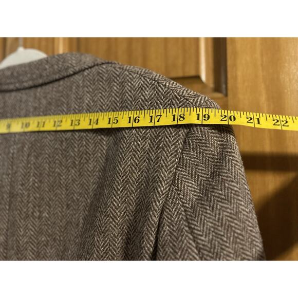 Harris Tweed Jacket Mens Brown Sport Coat Herringbone Wool Scottish Wood Hunt - Picture 11 of 16